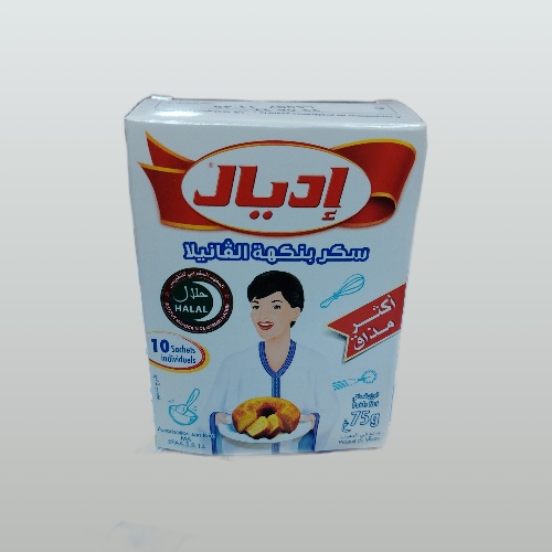إديال سكر بنكهة الفانيلا 10 ساش